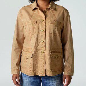 Madison & Max Utility Field Jacket - Taupe